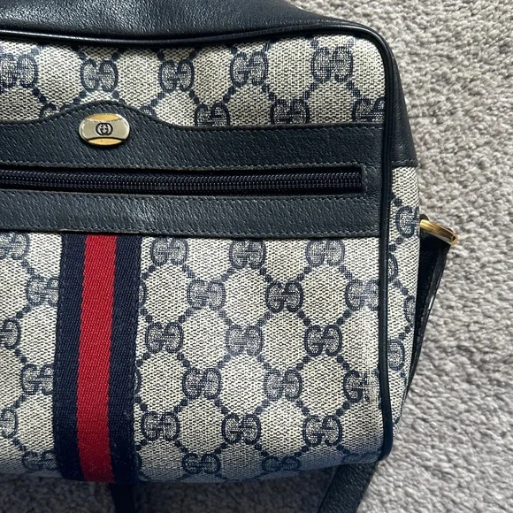 Vintage Gucci Ophidia Sherry Line Blue Crossbody Bag - Picture 9 of 16
